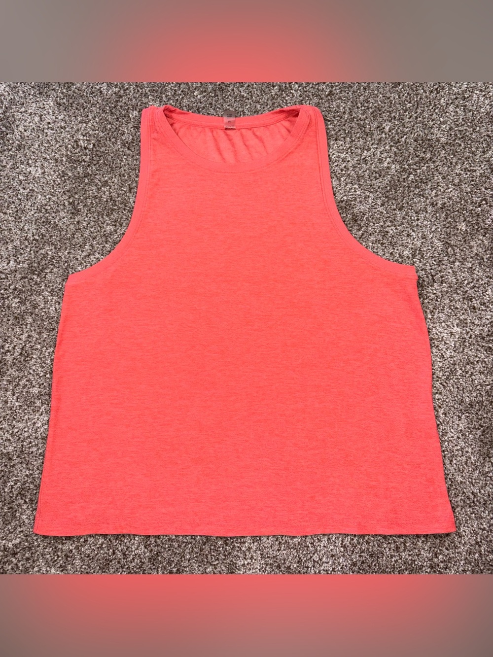 Beyond Yoga Womens Athletic Tank Top Orange Medium